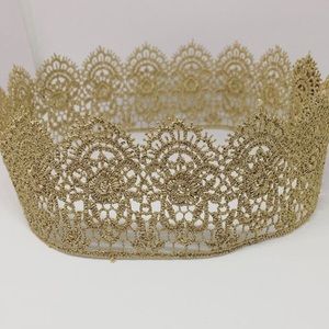 Lace crown tiara